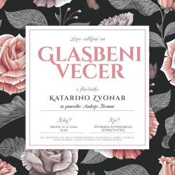 Vabilo koncert Katarina Zvonar